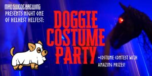 doggie costume party; halloween