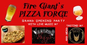 Fire Giant's wood-fired Pizza Forge Grand Opening
