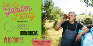 Gardners Drinking Beer - an Earth Day Party