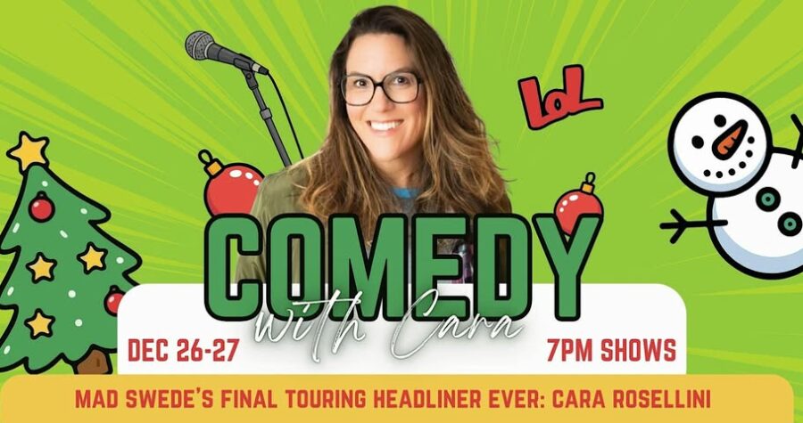 stand up comedy with stand up comedian Cara Rosellini